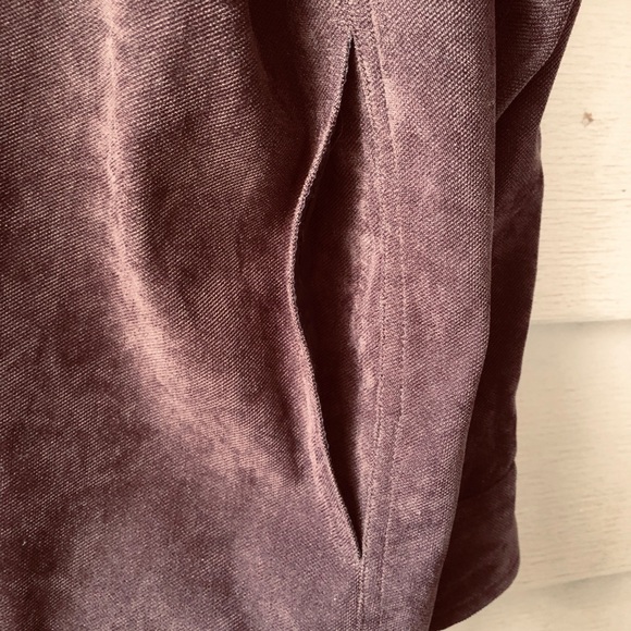 Italian Boutique Faux Lined Suede Shirt - Picture 4 of 8